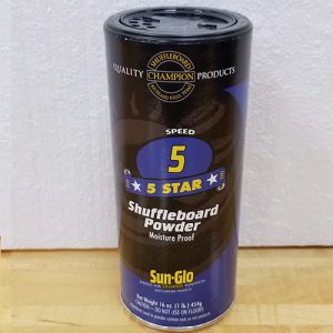 Sun-Glo Silicone Shuffleboard Spray (12 oz.) & #6 Speed Shuffleboard Powder  Wax (16 oz.) Combo